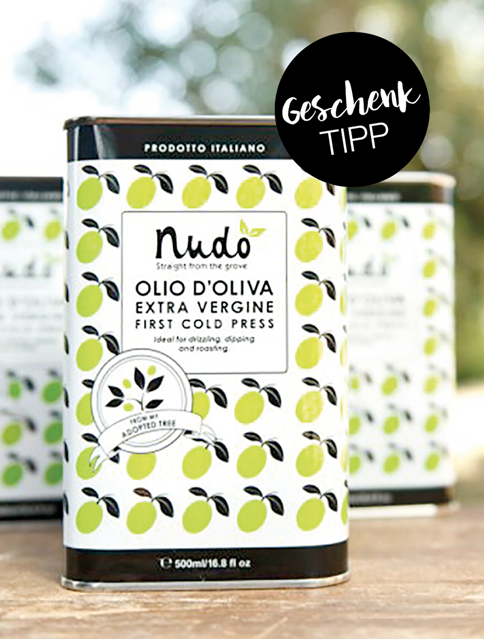 Geschenk-Tipp: Olivenöl-Patenschaft von Nudo Adopt