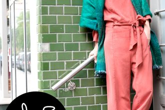 Eco Fashion, Slow Fashion und grüne Mode mit Tine Fiinell: Glore – Fair Fashion Look mit Jumpsuit aus Tencel - Labels: Nine to Five "Landsberg", Suite 13 "Malva", Fremdformat "Gertrud", Inti Knitwear Schal und Royal Blush "Diamond Cut Piombo"