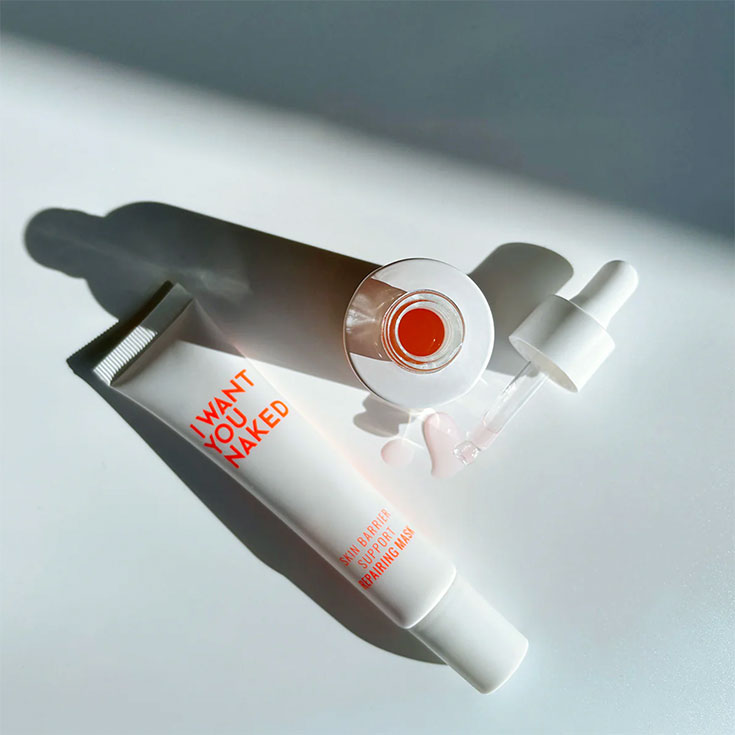 Skin Barrier Support von I Want You Naked für empfindliche Haut zur Stärkung der Hautschutzbarriere