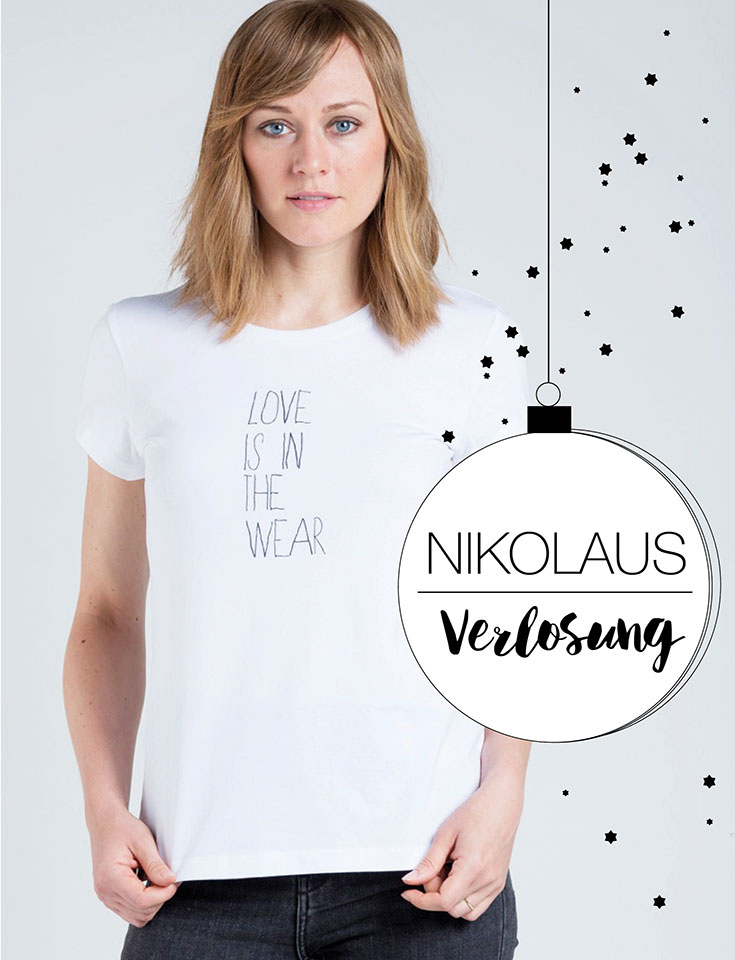 Fair Fashion, Verlosung, Nikolaus: Eyd – Wir verlosen drei »Love is in the wear« T-Shirts