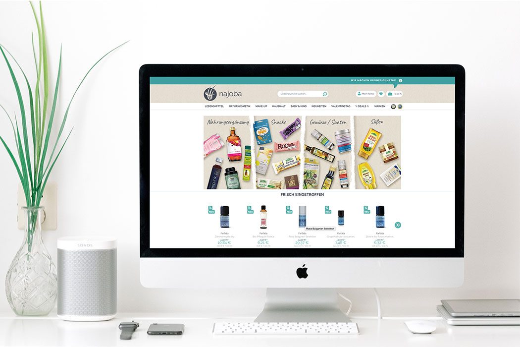 Najoba Online Shop – der nachhaltige Online Bio-Supermarkt mit Naturkosmetik, Bio Lebensmittel, alles für Mutter und Kind