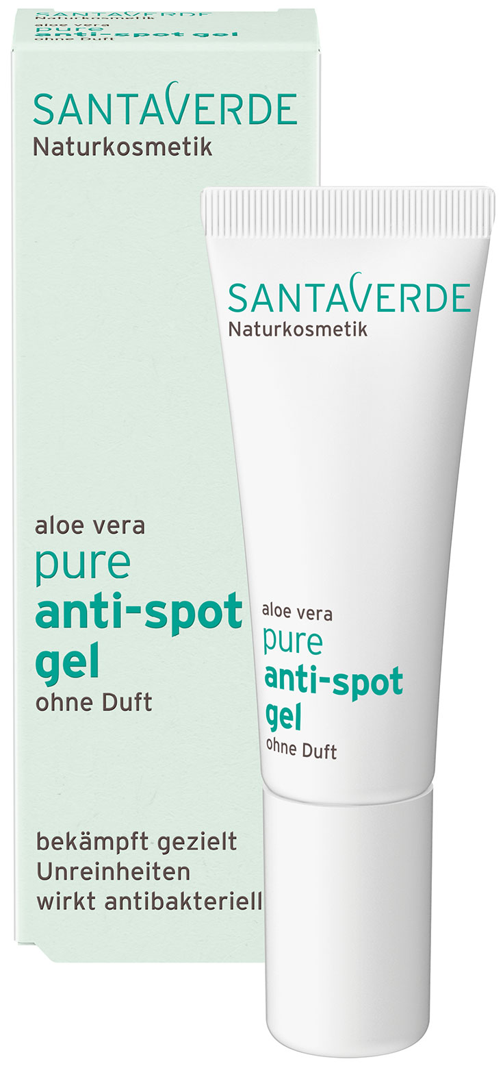 Santaverde Pure – Mit Naturkosmetik gegen unreine Haut: Anti Spot Gel