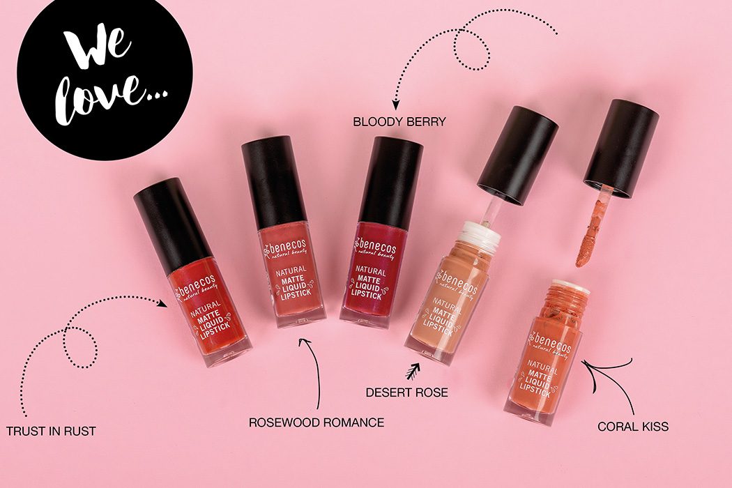 benecos Naturkosmetik – Die neuen matten Liquid Lipsticks