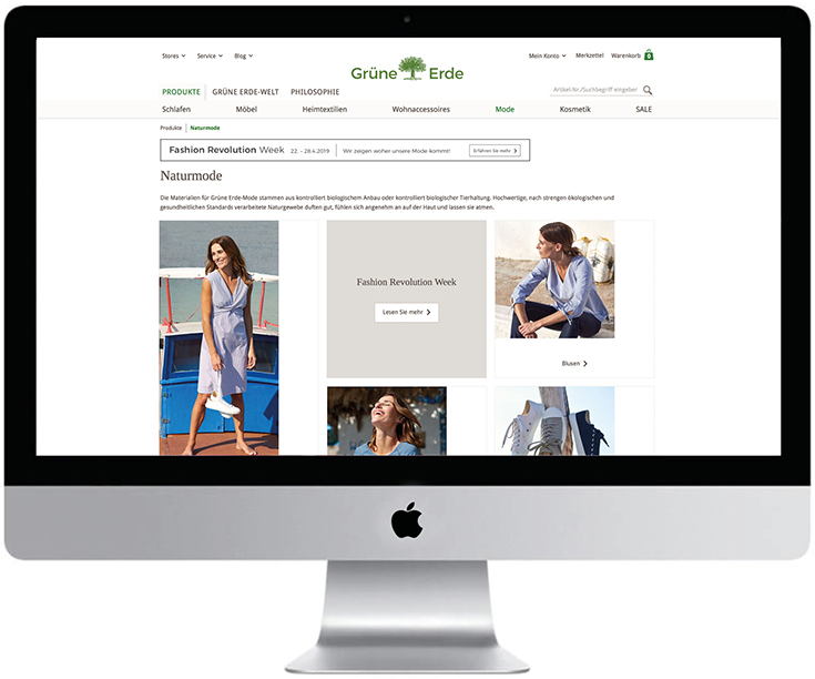 Fair Fashion – Die besten Online-Shops 2019 mit Eco Fashion und grüner Mode: Grüne Erde