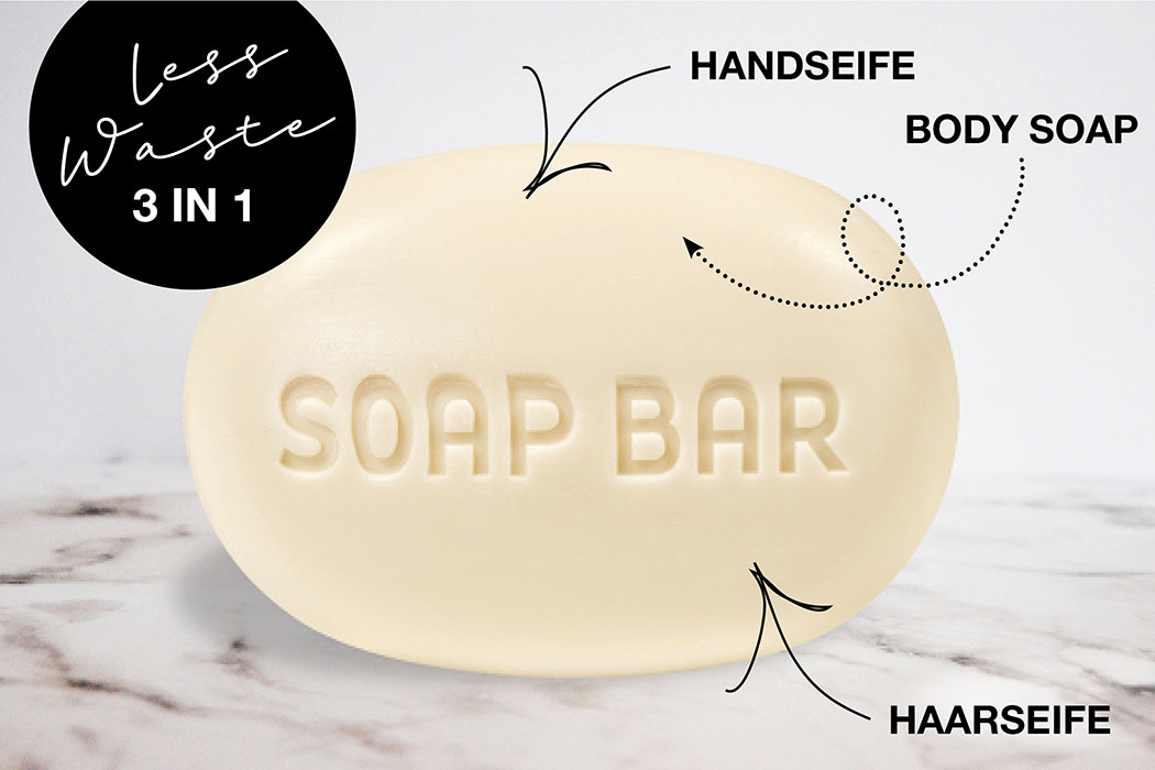 Less Waste Bio-Seife – Vegane Hair & Body Soap Bars von Speick: Duschgel, Handseife und Haarseife in Einem: Handseife, Haarseife, Bodysoap, Duschgel, Shampoo Ersatz