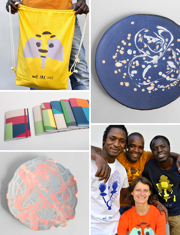 Eco Lifestyle, Inklusion: Be Able – Design mit Flüchtlingen und Behinderten – We are one Tasche, Pancake Plates, Maxheft