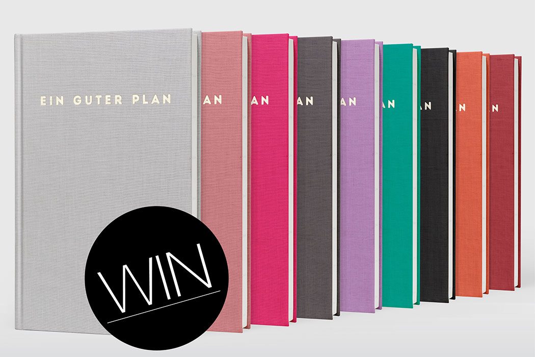 Achtsamkeit, Gewinnspiel: Ein guter Plan – Wir verlosen drei Terminplaner