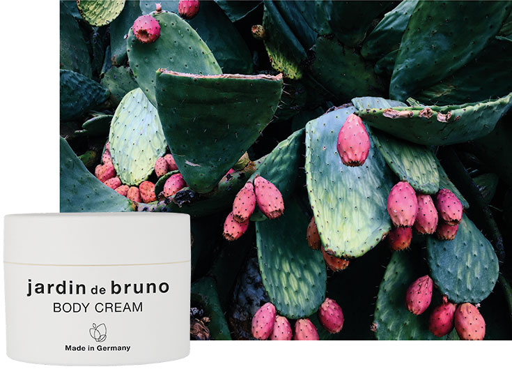 Jardin De Bruno – vegane Naturkosmetik mit 10 naturreinen Bio Ölen: Kaktusfeigen-Öl, Himbeersamen-Öl, Traubenkern-Öl, Marula-Öl, Moringa-Öl, Sonnenblumen-Öl, Cacay-Öl