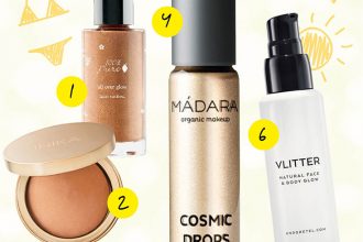 Strahlender Teint! Wir haben gestestet: Die besten Naturkosmetik Bronzer und Naturkosmetik Highlighter im Test. Ihr möchtet eure Sommerbräune erhalten? Natürliche Bronzer und natürliche Highlighter für einen schönen Glow.