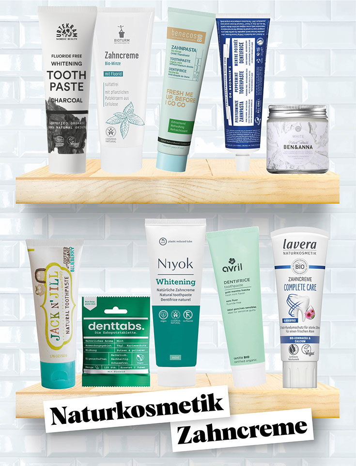 Naturkosmetik Zahnpasta im Test – Unsere Top 10: Zahnöl, Zahntabletten, Zahncreme, gesunde Zähne