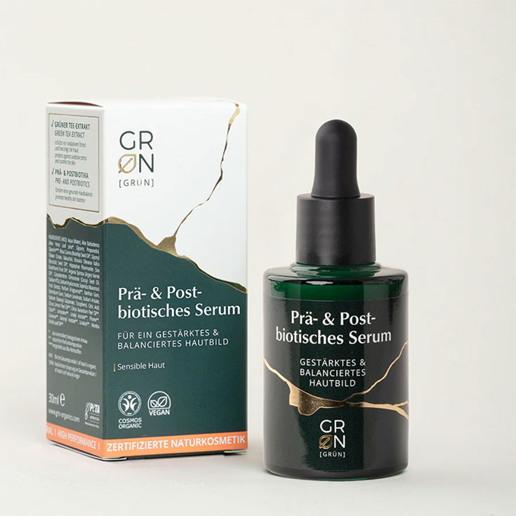 Naturkosmetik Serum Test – Unsere liebsten natürlichen Seren für jeden Hauttyp: Prä- Postbiotisches Serum von GRN [GRÜN]