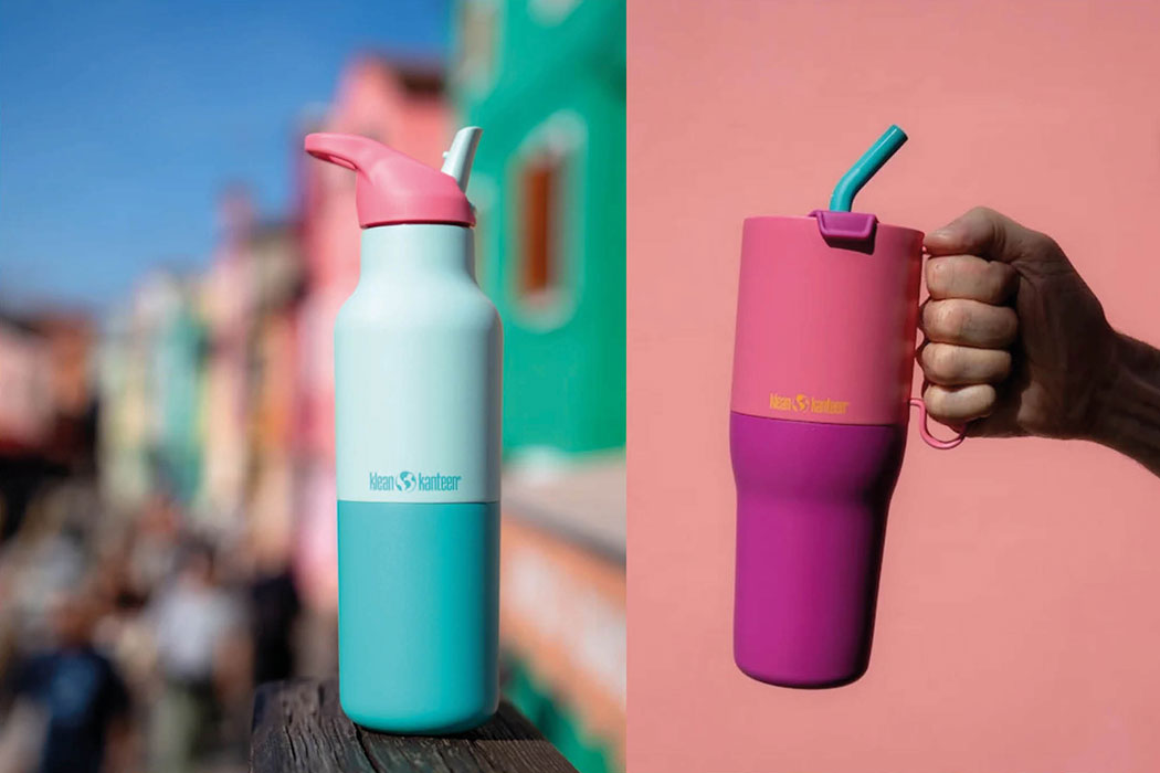 Klean Kanteen Trinkflasche und Tumbler aus Edelstahl für unterwegs