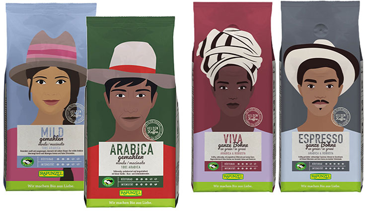 Nachhaltiger und Fairtrade Kaffee – Welcher Bio Kaffee ist der beste? Wir stellen die besten Kaffee Marken vor, die fairen Kaffee anbieten: Sozial, faire Bezahlung von Kaffeebauern und Kleinbauern: Rapunzel. Kein Koffein? Dann trinkt Getreidekaffee, Lupinenkaffee oder Falscher Kaffee.