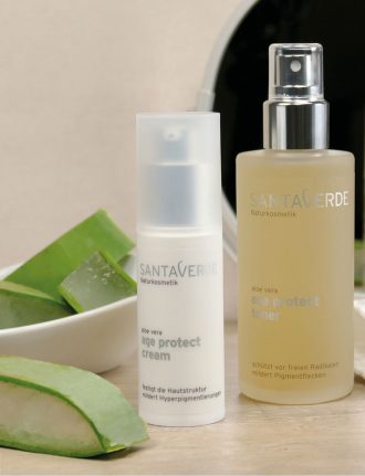 Santaverde – Naturkosmetik Anti-Aging für strahlende Haut. XINGU age perfect cream und age protect, natürliche Kosmetik für reife Haut und trockene Haut